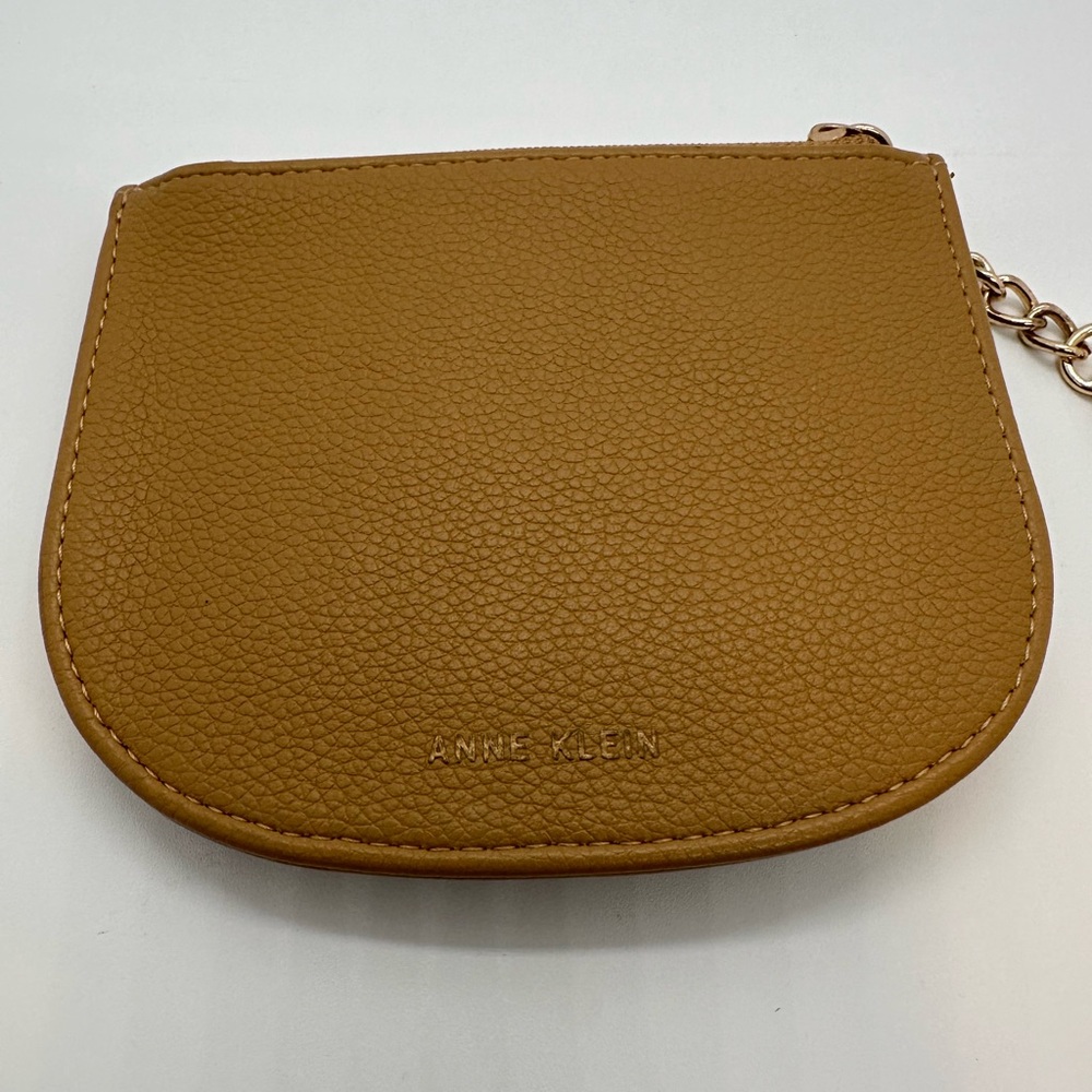 Anne Klein Mini Vegan Leather Multi Card Holder Zip Wallet - Picture 2 of 7